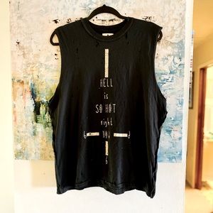 UNIF Hell Is So Hot Right Now Muscle Tee